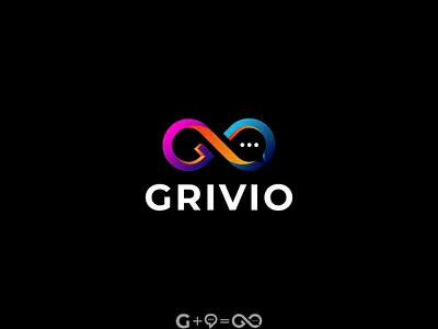 G + Chat Box Logo Concept abstract branding chat box flat logo g infinity law letter logo logo logo design vinatge logo