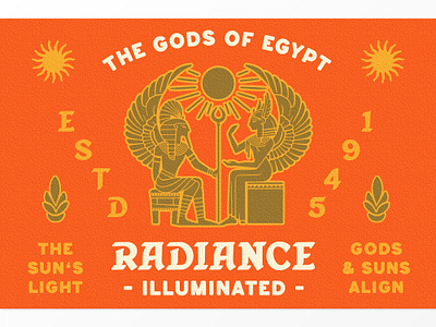 Radiance Logo Design mythology