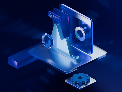 Acronis Cyber Protect Cloud Illustrations for advanced packs 3d illustrations key visual