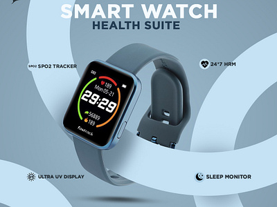Smartwatch AD Design branding graphic design smartwatch ad designs watch ads watch graphic design watch social media post