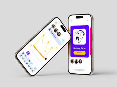 Interactive Games App UI appdesign application appui design gameapp gameappui ios iosapp ui uidesign ux uxdesign uxui uxuidesign