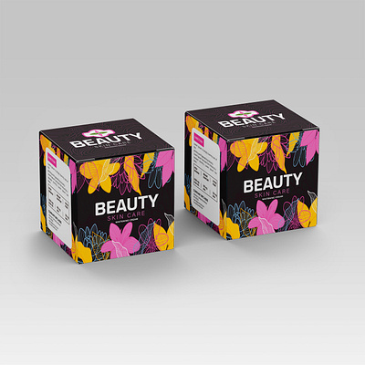 Beauty Products Box Design beauty beauty product box box design cosmetic cosmetics ethnic face gift glossy graphic design label design luxury packaging printing product product stage skin care square woman