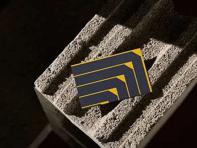 Workout Logo Business Card brand branding build design designer fitness freelance geometric graphic design growth icon identity logo mark vector workout yellow