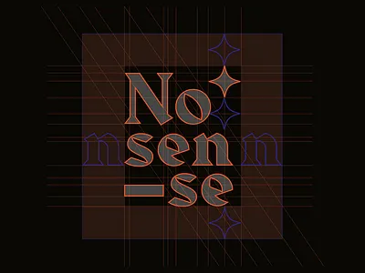 No.Sense 🍔 Branding brand branding burger delivery graphic graphic design logo type typography vector