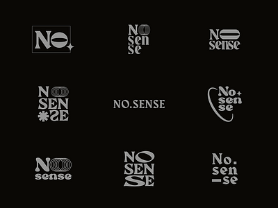 No.Sense 🍔 Branding brand branding burger delivery graphic graphic design logo type typography vector