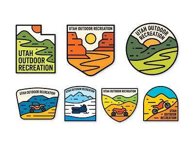 Utah Outdoor Recreation atv badge bike desert hill monoline mountain nature ohv outdoor outdoor rec recreation snowmobile trail utah