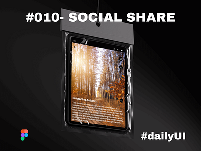 Social Share |#dailyUI| branding dailyui design figma graphic design illustration logo ui ux vector