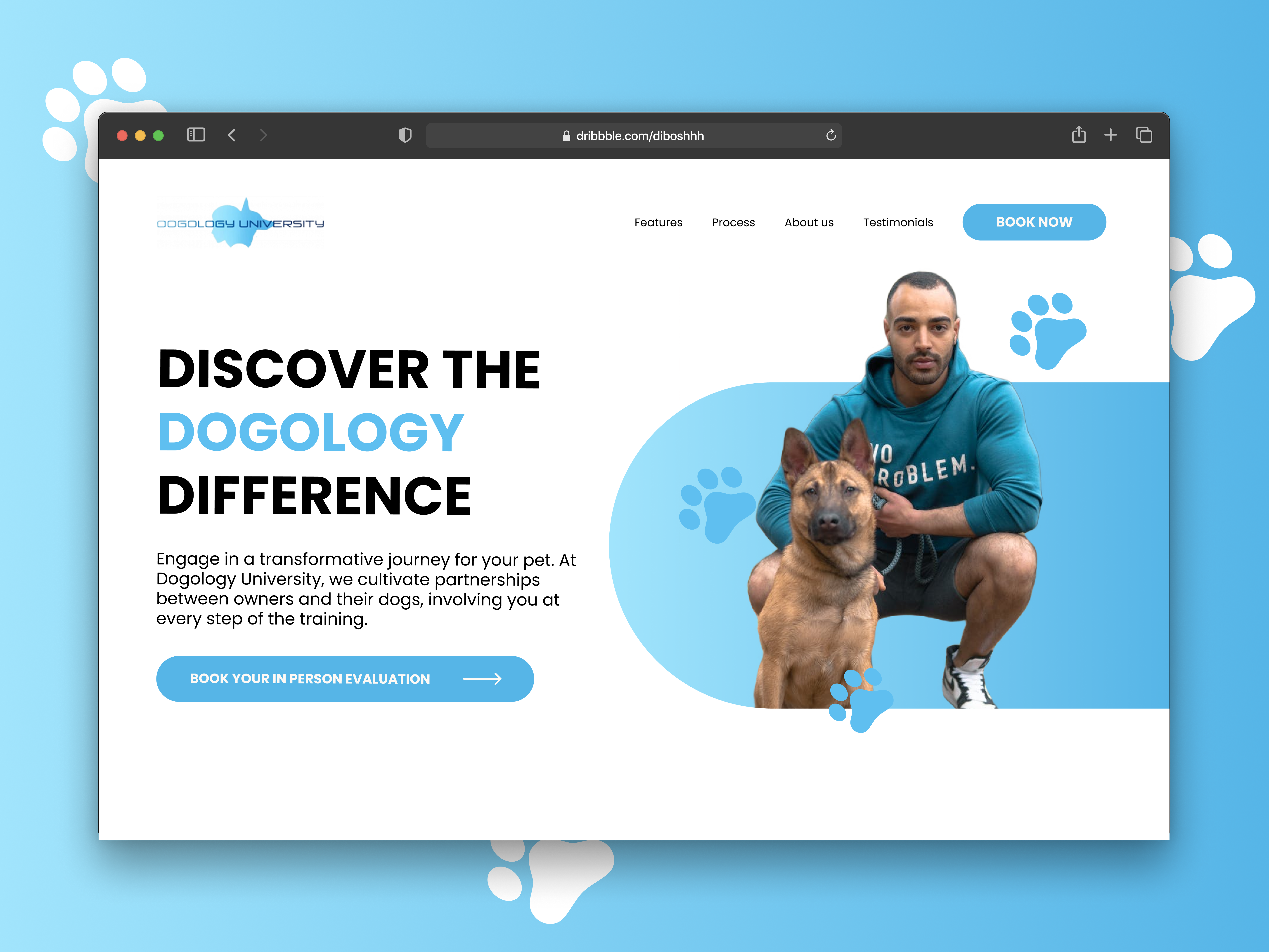 Dogology University Landing Page Design By Rangan Mohanta Dibosh On ...