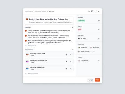 Task Submission Modal dark mode dark mode ui design project saas saas components saas ui task task modal tasks ui ui design uiux uiux design ux design work