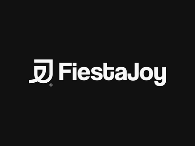 FiestaJoy Logo abstract logo brand identity branddesigner branding f logo logo logo design logodesigner logotype minimal logo simple logo