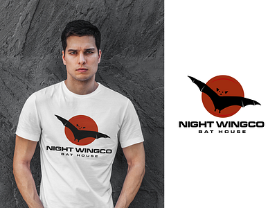 NIGHT WINGCO LOGO animal bat bat logo bird branding design graphic design illustration logo