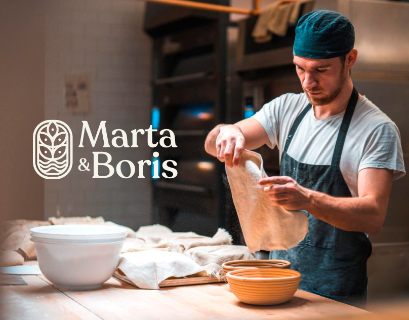 Marta&Boris | Family Bakery brand brand identity branding dedign graphic design logo visual identity
