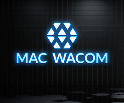 Mac Wacom Logo Design. adobeillustrator adobephotoshop branding designservice graphic design logo logodesign logomake