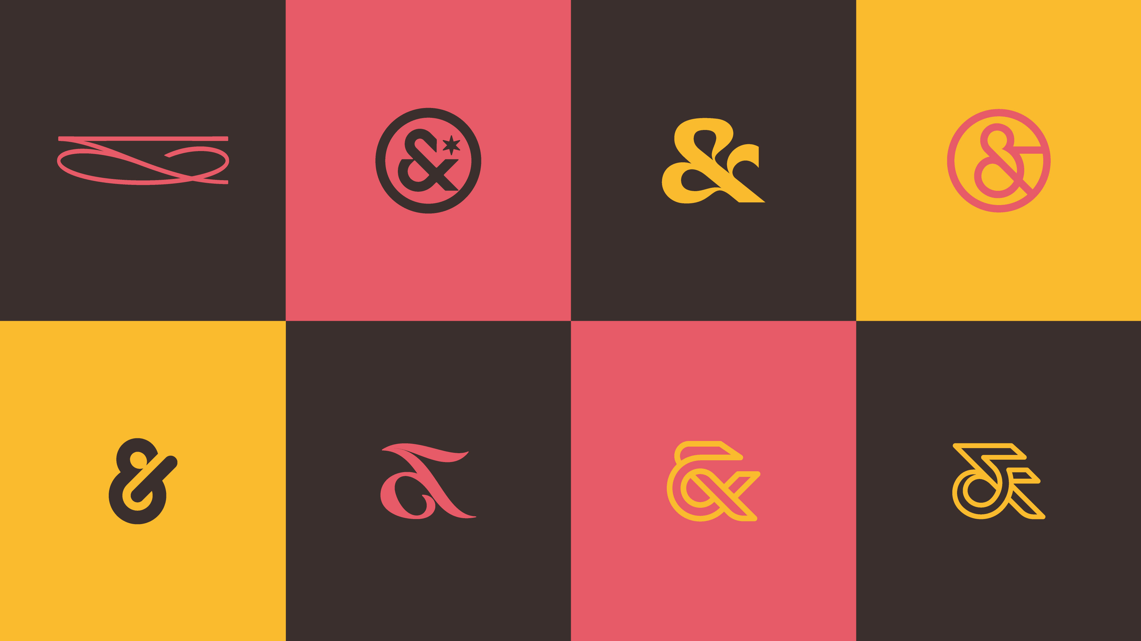 Ampersand Extravaganza ampersand lettering logo type typography