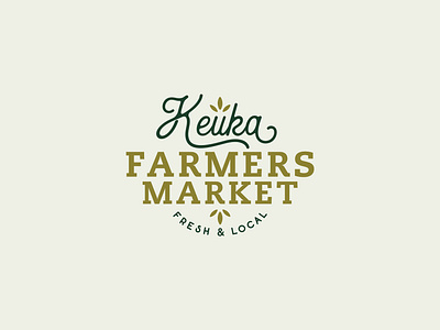 Keuka Farmers Market branding farmer farmers market fresh local logo market new york