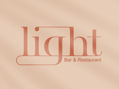 Daily Logo Challenge #10 bar and restaurant branding dailylogochallenge design graphic design identity branding illustration light logo restaurant branding typography vector