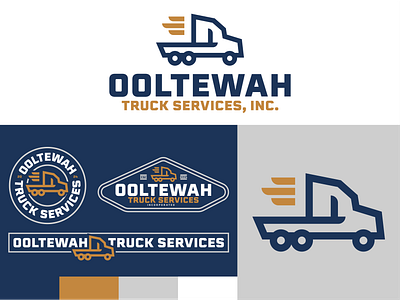 Truck Service Company Brand branding design graphic design logo logos semi trucks transport transportation truck trucking vector