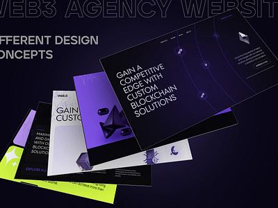 Web3 Agency different design concepts crypto website crytp website dark crypto design dark web3 design web3 agency web3 design web3 landing page design web3 website web3 website different concepts