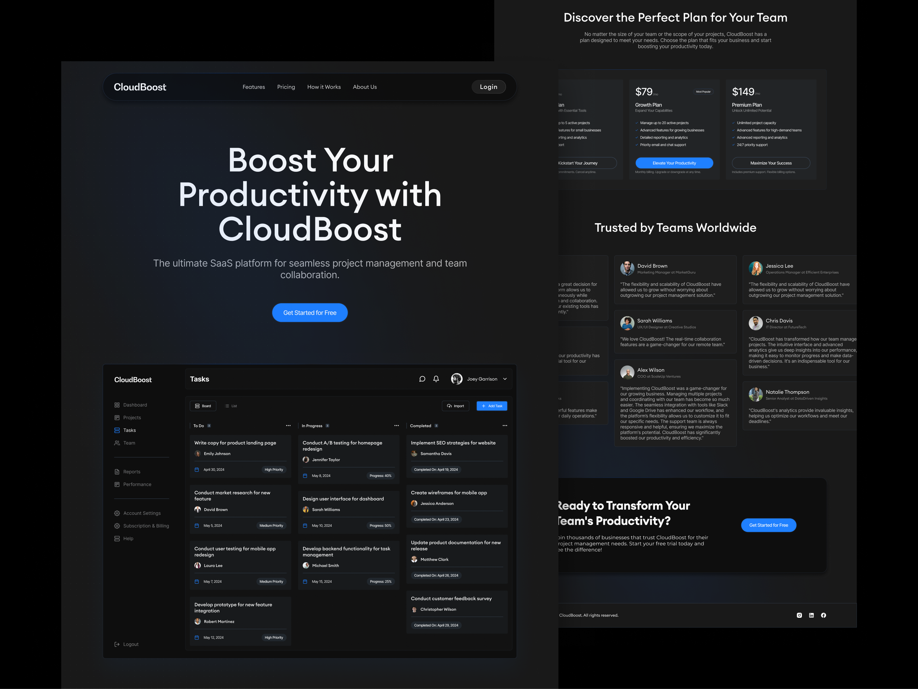 Example of Website Design (10 Pages)