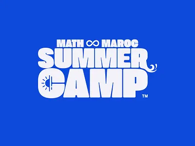 Math&Maroc Summer Camp ayoub bennouna branding design graphic design icon logo logo maroc maroc design maroc logo mathetmaroc moroccan designer moroccan logo designer