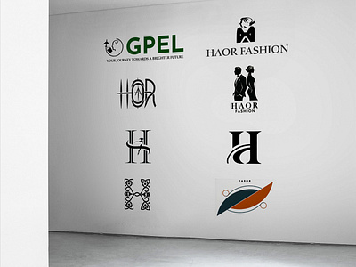 Simple and unique flat logo design branding graphic design logo