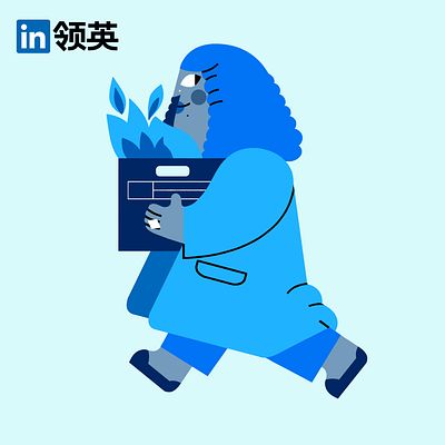 LinkedIn Lingying china illustration ilustración jhonny núñez linkedin