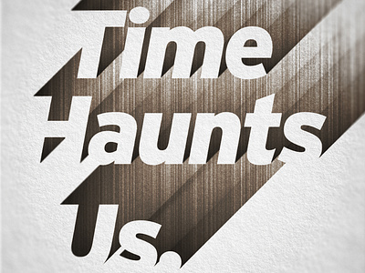 Time experimental experimental typography texture type typography