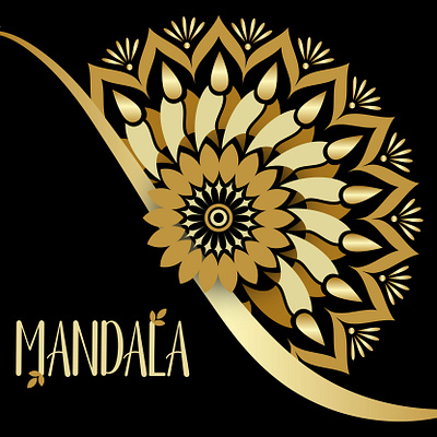 Bold Solid Color Mandala: Elegant Geometric Art artistic patterns colorful art decorative art design digital art graphic design illustration symmetry