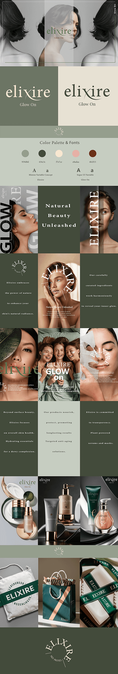 Brand Identity / Skin care brand brand identity skin care branding care design graphic identity logo product skin skincare visual