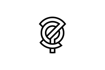 Zq Qz Monogram Logo alphabet