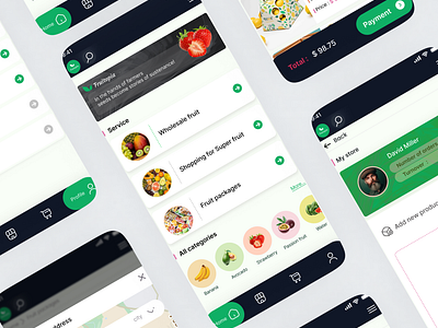 Fruitopia fruit farmer webapp uiux graphic design ui