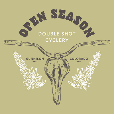 Open Season bike saddle colorado gunnison handlebars hunting illustration lupine open season seat