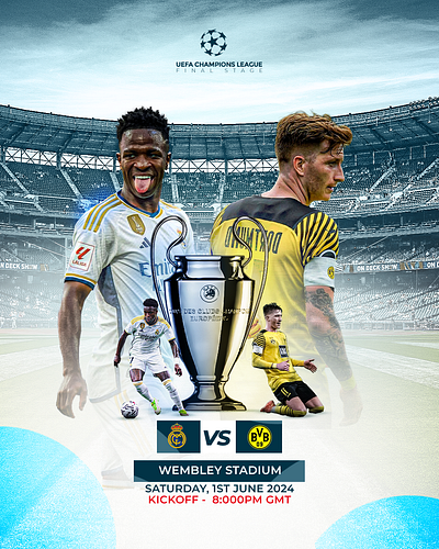 Champions League Finals Poster Design championsleague graphic design posterdesign