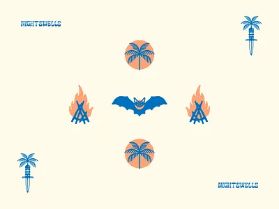 Night Swells Brand Design midnight grim