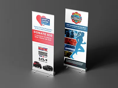 Popup Banner Design brand identity branding design graphic design logo