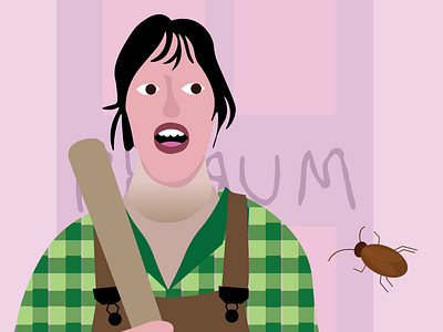 The Shining: Wendy animation illustration movie vector