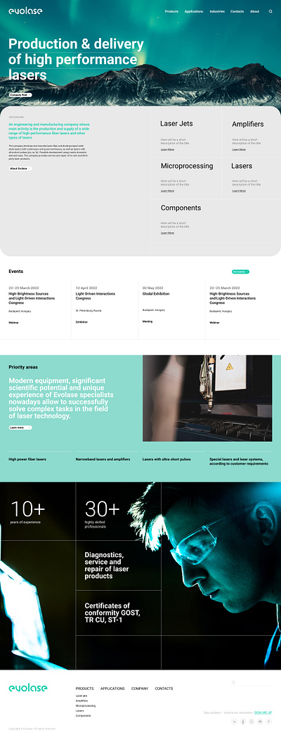 Sweden web-design evolase landing minimalism nordic sweden ui website