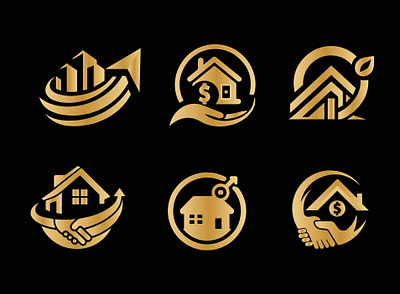 Real estate / Home loan /Finance logo design 3d animation branding design finance graphic design illustration logo logo design logos real estate ui vector