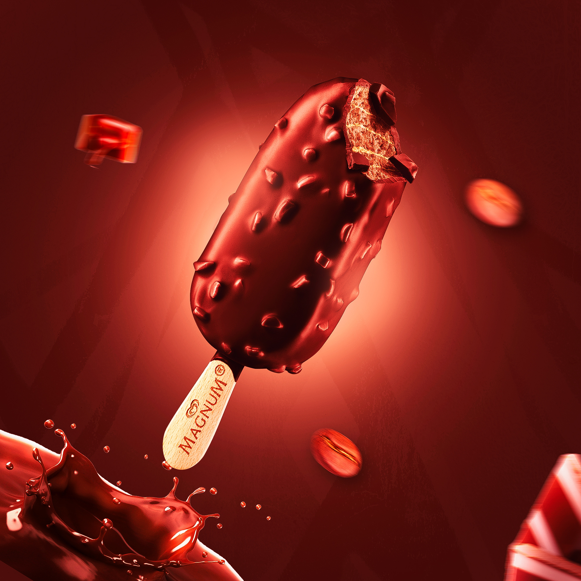 Ice cream advertising product photo manipulation ads advertising banner photomanipulation photoshopediting poster social media post visualdesign