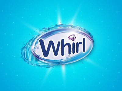 Logo Design for Whirl brand branding design detergent digital digital art graphic design icon icon design identity branding lettermark lettermark logo logo logo design minimal modern sleek wordmark wordmark logo