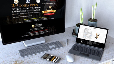 Chess Tournament Website ui web design