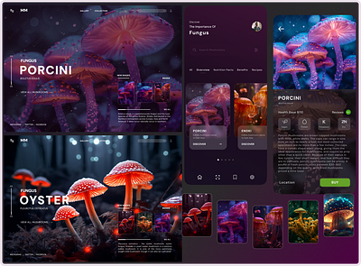 Importance of Mushroom branding figma fungus graphic design landing page mushroom uiuxdesign