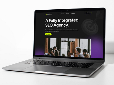 SEO Agency Hero Section Design ads advertising agency website business creative agency digital agency digital marketing agency herosection landing page marketing marketing agency rank search engine seo seo agency seo services traffic uiux website websitetraffic