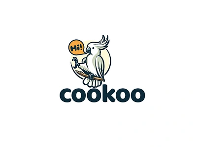 cookoo brand logo branding design graphic design logo logo design minimalistic visual identity