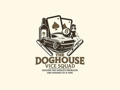 The Doghouse Vice Squad logo branding design graphic design logo logo design minimalistic visual identity