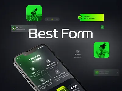 Sports app design app cardio crossfit dark ui energy exercise fitness app gym app healthcare interface mobile fitness app mobile sport race run sport sport app tracking ui vibrant workout