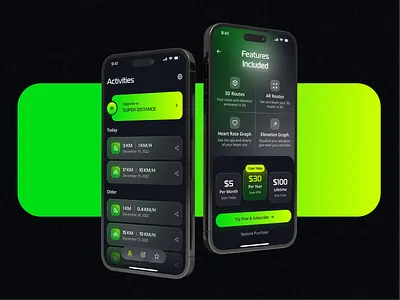 Sports app design app app design dark design fitness fitness app fitness courses interface ios mobile app mobile application mobile design mobile ui run sport sport app ui user interface user interface design ux