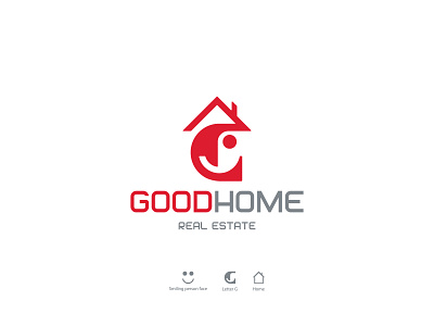 Good Home Logo, Real Estate Logo, Smiling Person Face + G + Home best logo designer brand identity branding creative logo g logo design home logo letter g home logo logo design logodesigner logos logotype modern logo design property business logo real estate business logo real estate design real estate logo realtor logo smile unique logo