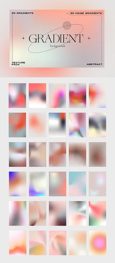 Gradient Backgrounds + Noise Texture background branding glow gradient texture grain texture instagram noise texture service sexy social media startup stylish texture background website