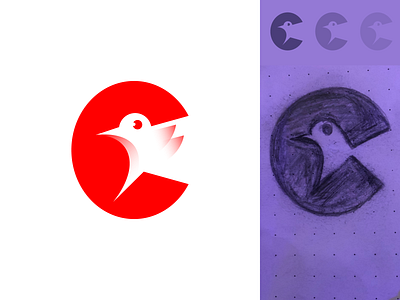 Bird mark bird bird mark branding c design graphic design icon illustration letter c bird logo logo design mark modern logo